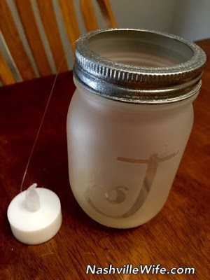 DIY mason jar lanterns