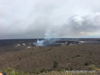 Hawaii volcano active lava flow