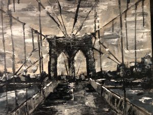 Brooklyn Bridge painting